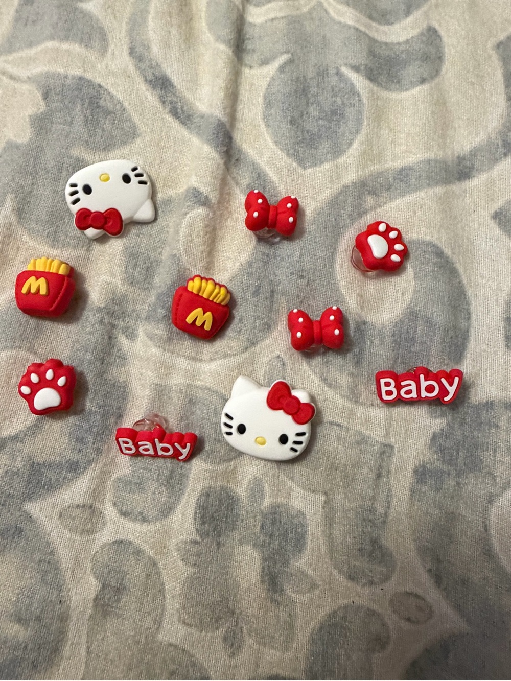 Jibbitz Red & White Hello Kitty Shoe Charms Pack x McDonald’s